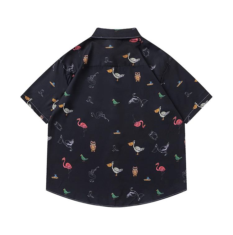 Cartoon Birds Shirt
