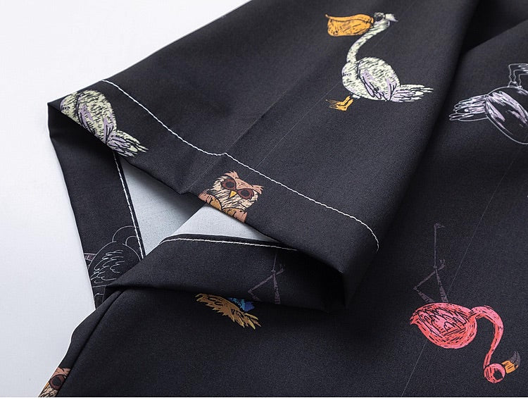 Cartoon Birds Shirt