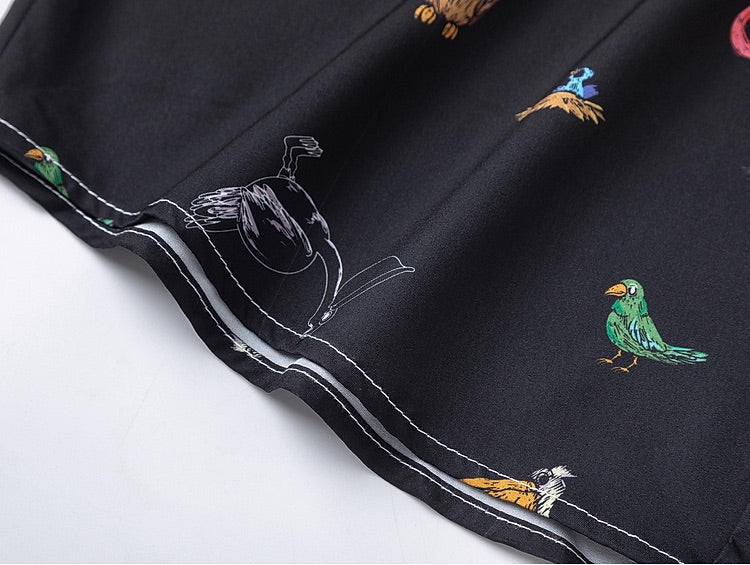 Cartoon Birds Shirt