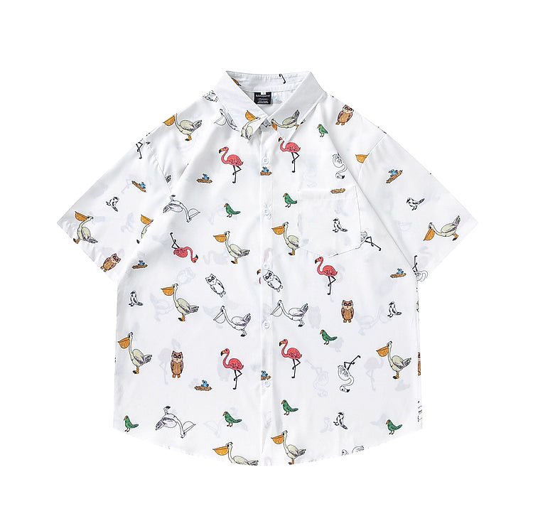 Cartoon Birds Shirt