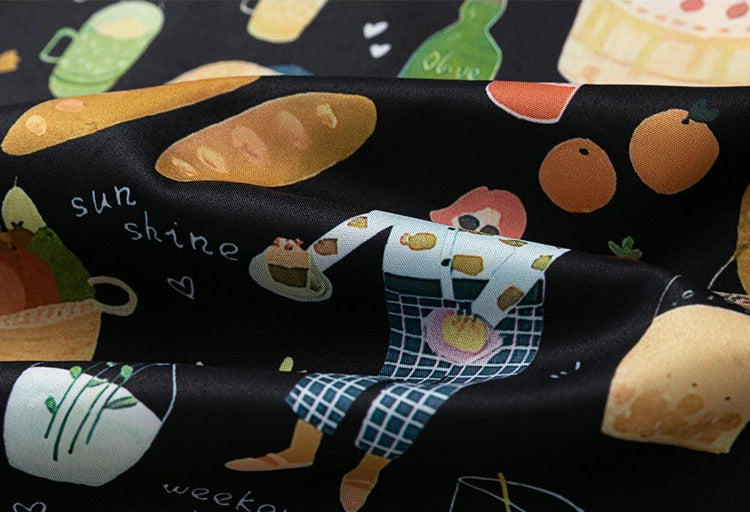 Food And Drinks Cartoon Shirt