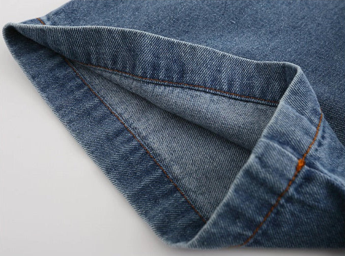 Island Beach Embroidered Denim Shirt
