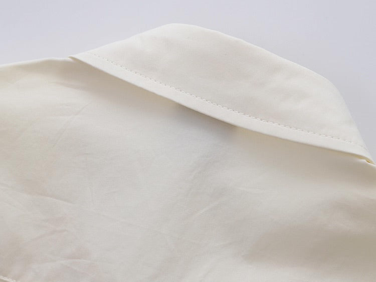 Japanese Floral Embroidered Shirt