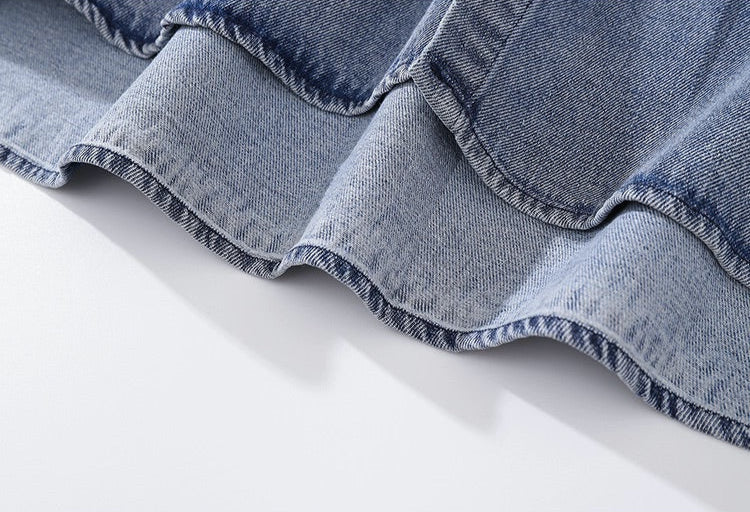 Winnie The Pooh Embroidered Denim Shirt