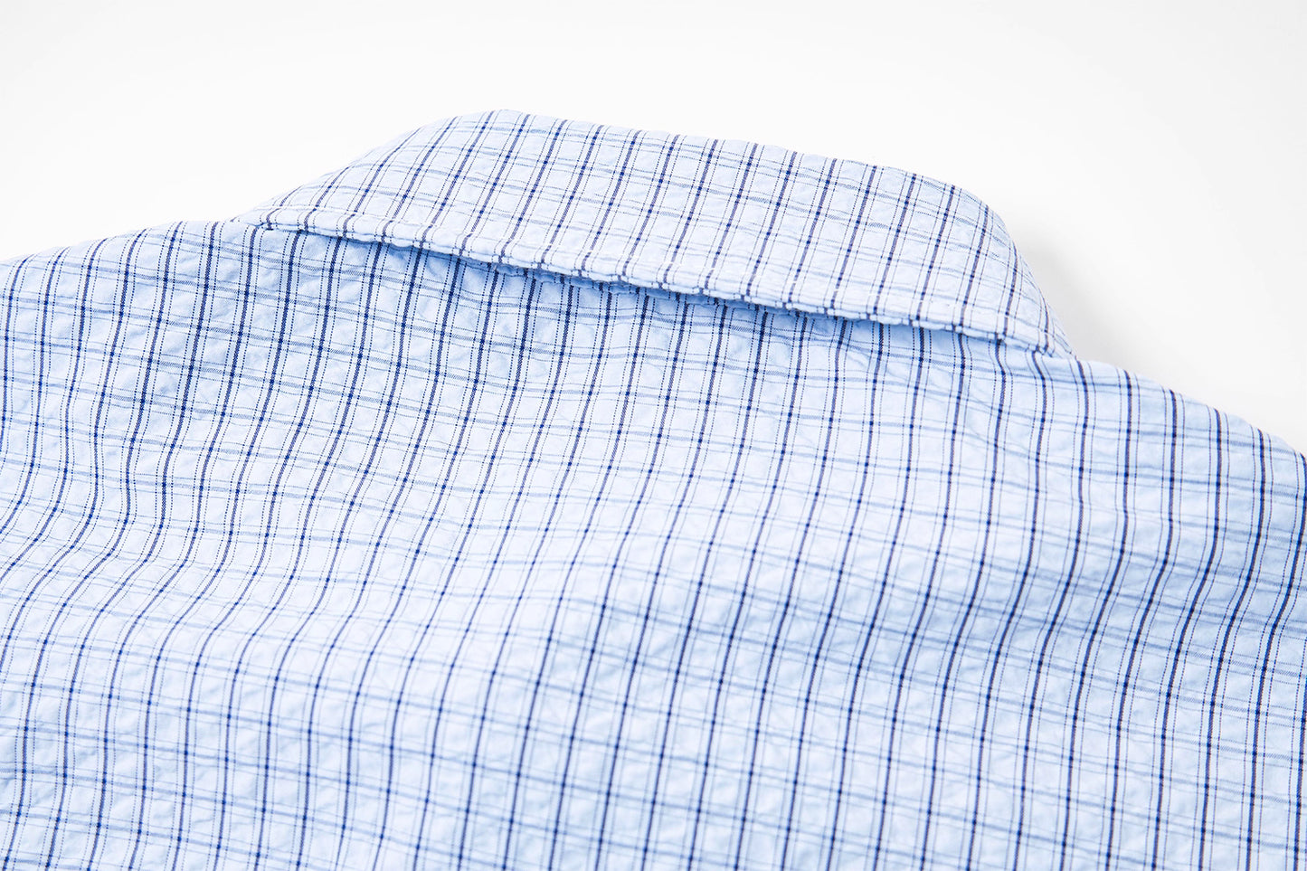 Cartoon Embroidered Checkered Shirt