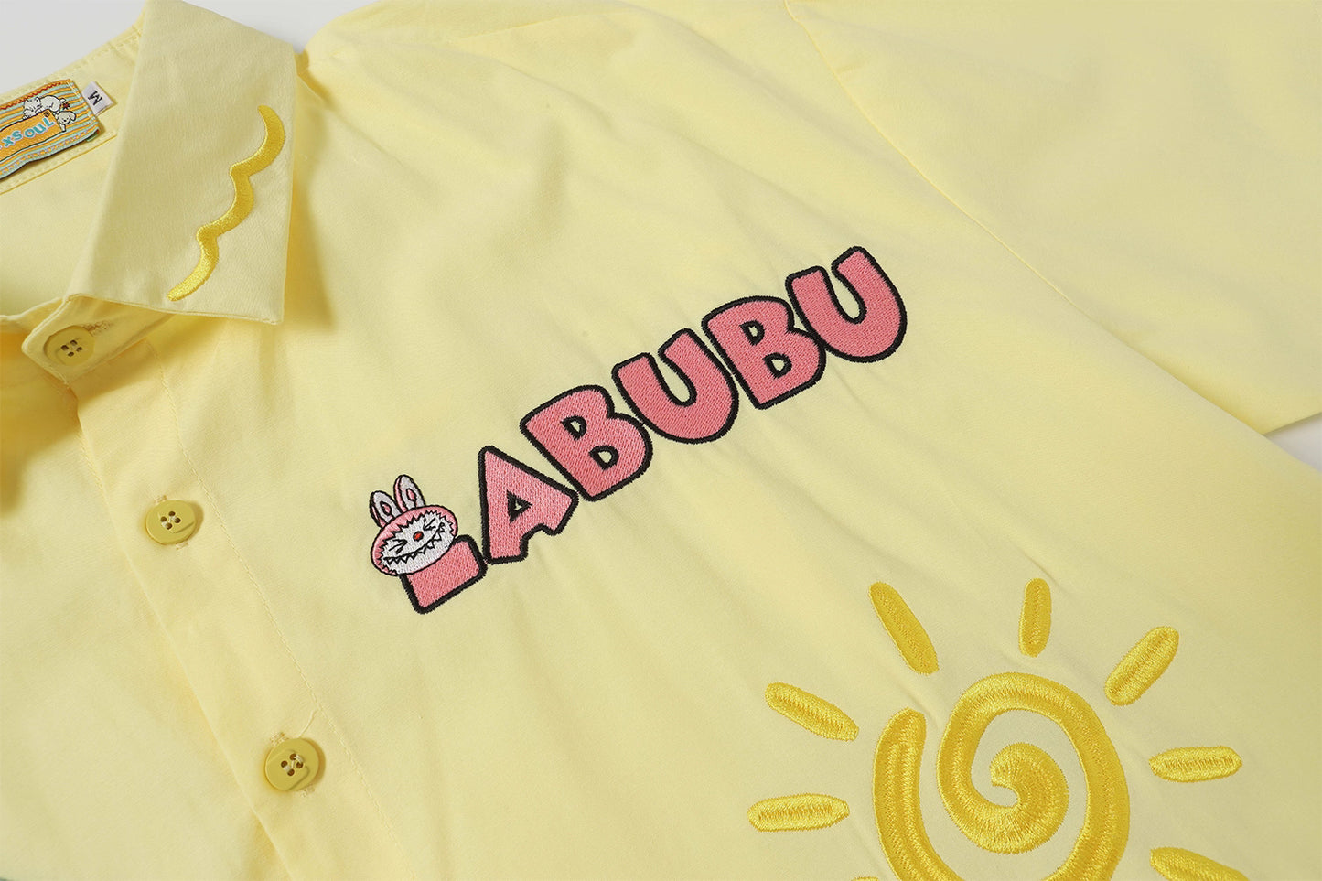Playful Labubu Embroidered Shirt