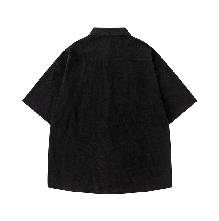 Velvet Flowers Embroidered Shirt