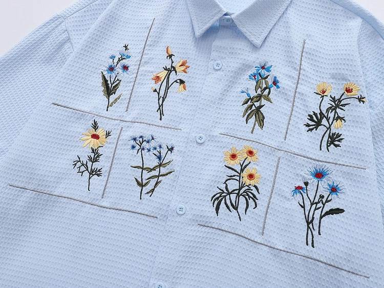 Wildflowers Embroidered Shirt