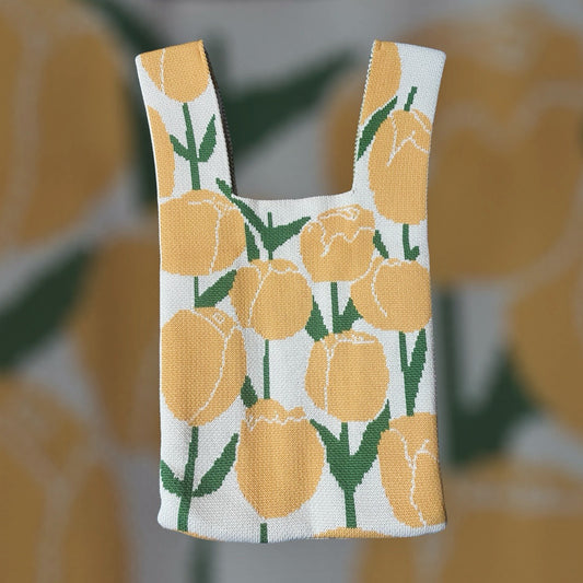 Handmade Tulip Tote Bag