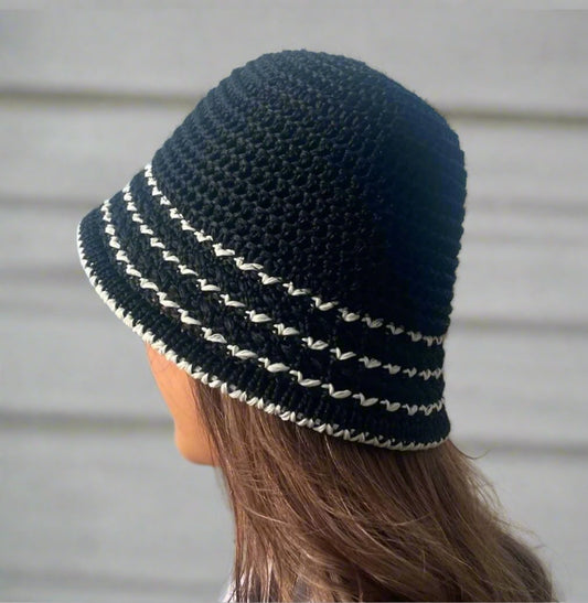 Stitched Cloche Hat