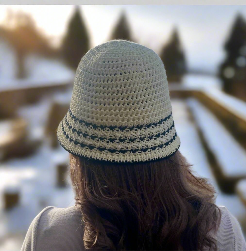 Stitched Cloche Hat