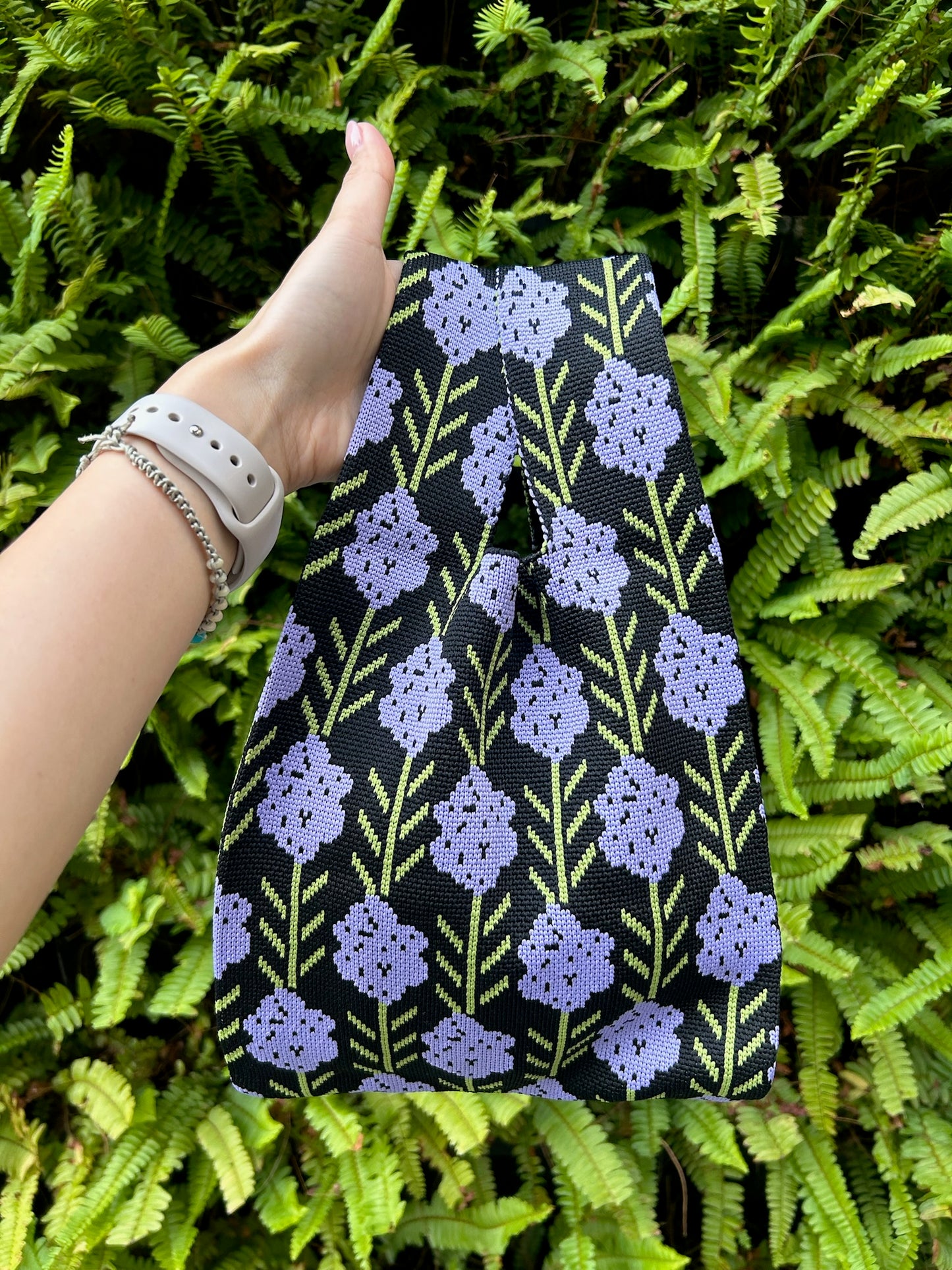 Handmade Lavender Tote Bag