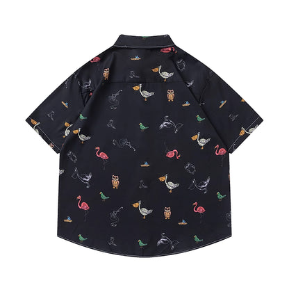 Cartoon Birds Shirt