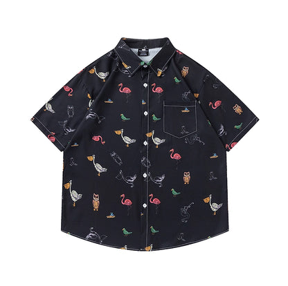 Cartoon Birds Shirt