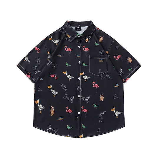 Cartoon Birds Shirt