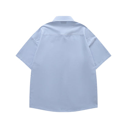 Japanese Floral Embroidered Shirt